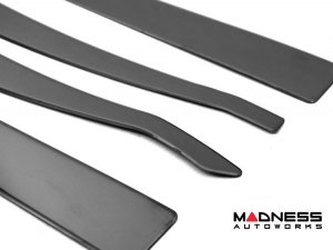 Jeep Renegade Door Trim - Lower Side Molding Kit - Dark Chrome Steel Jeep Renegade Door Trim - Lower Side Molding Kit - Dark Chrome Steel